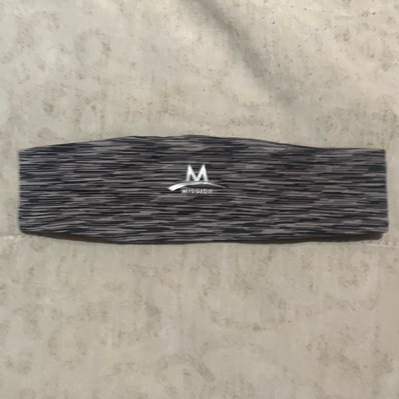 Women’s Mission headband, black and gray with endurance cool fabric - Picture 1 of 2